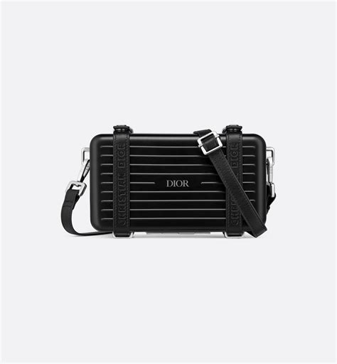 Personal tas metaal Dior x Rimowa zwart in Metaal .